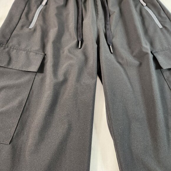 Farungs Women's Activewear Pants Stretch Waist Zip Pockets Jogging Sz Large - Picture 3 of 11